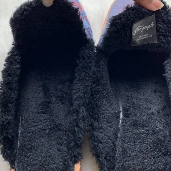 Free People Velvet Butterfly Effect Mules - Picture 4 of 7